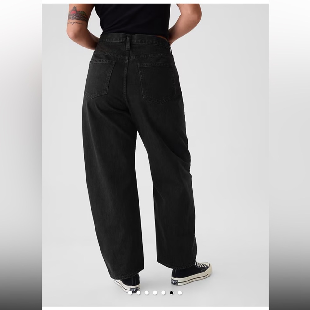 GAP High Rise Barrel Jeans - Picture 7 of 8